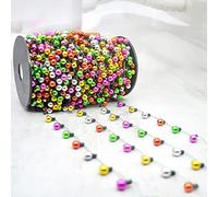 JIAOAO 1 rouleau de guirlandes lumineuses de Noël miniatures colorées pour maison de poupée 5 m (sans alimentation)