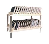 JIAOCKJIAO Casier À Téléphones Portables À 1/2/3/4/5/6 Compartiments, Support de Rangement en Plastique avec Piliers Métalliques, pour Salle de ureau, École(30Grids)