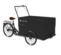 JIAOCKJIAO Stand de Marché Mobile Extérieur Sur Roues, Chariot de Vente de Produits Alimentaires avec Parasol et Grande Plateforme Pliable, pour Événements, Rues(Nero)