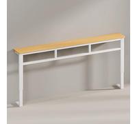 JIAOCKJIAO Tablette Radiateur, Console D'entrée À Hauteur Réglable, Table D'appoint pour Canapé avec Cache-radiateur et Structure Métallique en Forme de U(31x6in/80x15cm)