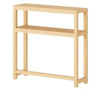 JIAOCKJIAO Tablette Radiateur en Bois avec Étagère, Table Console pour La Maison avec Pieds Antidérapants, Etagere Radiateur Au-Dessus avec Espace Rangement Supérieur(39x8x39in/100x20x100cm)