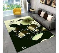 JIAOJING Batterie Instruments De Musique Tapis Antidérapant Chambre Cuisine Paillasson Balcon Couloir Zone Décor Tapis 160X230Cm