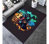 JIAOJING Contrôleur De Jeu Design Tapis pour Le Salon Moderne Décoration De La Maison Canapé Table À Thé Tapis Chambre À Coucher De Chevet Tapis 140X200Cm