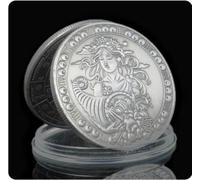 JIAOJING Douze Constellations Pièces De Défi Commémoratives Pièces Pièces Porte-Neuves Argent Collection De Pièces Commémoratives Cadeau