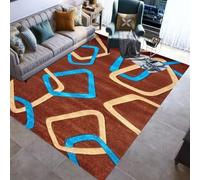 JIAOJING Géométrique Moderne Antidérapant Porte Famille Chambre Tapis Intérieur Lancer Tapis De Yoga 80X120Cm