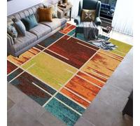 JIAOJING Géométrique Moderne Antidérapant Porte Famille Chambre Tapis Intérieur Lancer Tapis De Yoga 80X120Cm