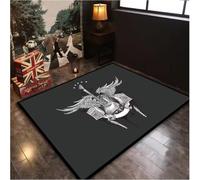 JIAOJING Instrument De Musique Salon Tapis Antidérapant Festival De Musique Décor Tapis De Sol Tambour Maison Club Couloir Salon Tapis 80X150Cm
