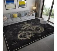 JIAOJING Magic Dragon Motif Tapis Antidérapant Paillasson Chambre Polyester pour Chambre Salon Cuisine Tapis 160X230Cm