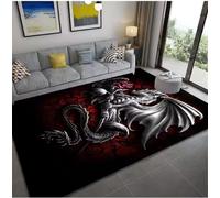 JIAOJING Magic Dragon Motif Tapis Antidérapant Paillasson Chambre Polyester pour Chambre Salon Cuisine Tapis 160X230Cm