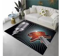 JIAOJING Micro De Tapis Imprimé pour La Maison, Décoration du Salon, Paillasson, Table Basse, Couche Antidérapante, Couchette De Chevet, 160X280Cm