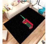 JIAOJING Moquette Rétro pour Téléphone pour Salon, Sofa De Chambre en Dessins Animés, Paillasson, Sol Tapete, Tapis Antidérapant Tapis, 50X80Cm