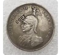 JIAOJING Pièce commémorative 1891 Afrique Orientale Allemande - Copie de la pièce de Guillaume II - Pièce Souvenir Indispensable pour Les collectionneurs