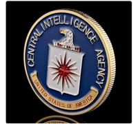 JIAOJING Pièce Commémorative America Militaire De La Central Intelligence Agency des États-Unis Pièce Médaille Challenge Plaquée Or Cadeau De Collection