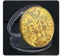 JIAOJING Pièce Commémorative Douze Constellations Pièce Porte-Bonheur Pièces Commémoratives Plaquées Or Pièces Commémoratives Challenge Pièces Souvenirs Cadeaux