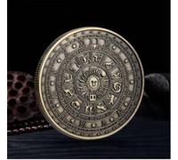 JIAOJING Pièce Commémorative Douze Constellations Pièces Commémoratives Pièces Commémoratives Plaquées Cuivre Lucky Challenge Cadeau Souvenir
