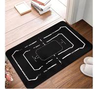 JIAOJING Piège À Givre Bienvenue Paillasson Anti-Antidérapant Tapis De Bain Maison Tapis D’Entrée Cuisine Repose-Pieds Salon Chambre Tapis 100X160Cm