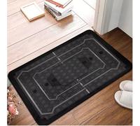 JIAOJING Piège À Givre Bienvenue Paillasson Anti-Antidérapant Tapis De Bain Tapis D’Entrée De La Maison Repose-Pieds De Cuisine Salon Chambre À Coucher Tapis 120X160Cm