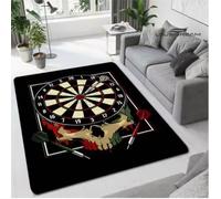 JIAOJING Sport Dart Cible Impression Tapis Décor De Chambre Mignon Tapis pour Salon Chambre Tapis Antidérapant 160X280Cm