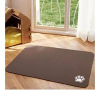 JIAOJING Tapis D’Alimentation pour Animaux De Compagnie Absorbant pour Chien Chat pour La Nourriture Et L’Eau Facile À Nettoyer Sets De Table Tapis pour Chien À Séchage Rapide 140X200Cm