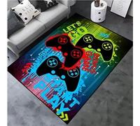JIAOJING Tapis De Jeu De La Zone De La Maison avec Conception De Contrôleur De Jeu Tapis De Sol Antidérapants Tapis De Jetée pour Décor Lit De Salon Tapis De Salles De Jeux 50X80Cm