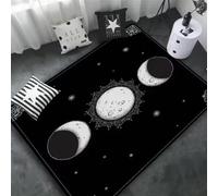 JIAOJING Tapis Pentagramme Autel Ou Tarot Sorcière Décor Gothique Divination Tapis Runique 50X80Cm