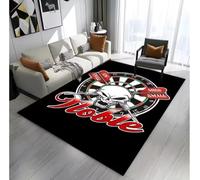 JIAOJING Tapis Sport Darts Motif Target pour Salon Tapis De Salle De Bain Tapis Creative Tapis De Porte pour Chambre Décoration Intérieure 50X80Cm