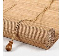 JIAOLUN123 Store Enrouleur en Bambou Taux de Shading 65% Stores À Rouleaux Romains Rideau filtrant la lumière Stores Venitien Volets Protection de la Vie privée (70 x 100 cm)