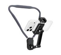 JIAONASHIJIA Support de téléphone portable à clip pour téléphone portable, enregistrement POV/Vlog, selfie, support de cou mains libres, pour cuisine/vélo, enregistrement vidéo, sangle de poitrine