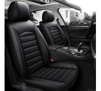 Jiaoqingni Cuir Voiture Ensembles Housses Siège pour Dodge Viper Hennessey Viper Venom 800TT,Confortables Respirant Housses Siege Avant Arrière Accessoire,A-Black Style