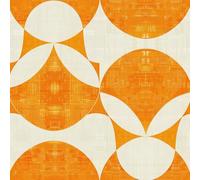 JIAOQSS Papier Peint Adhesif Mural Abstrait géométrique orange Papier Adhesif pour Meuble Rouleau Adhesif Decoratif pour Cuisine Chambre Revetement Mural Adhesif Vinyle Autocollant