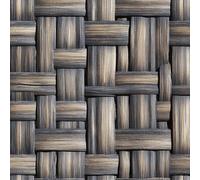 JIAOQSS Papier peint autocollant Osier en rotin Autocollant mural repositionnable Tissage géométrique Papier Peint Feuillage Mural Papier Adhésif pour Meuble Salle de Bain Chambre Salon Cuisine