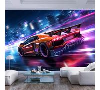 JIAOQSS Papier Peint Panoramique Mural Voiture de sport technologie du futur automobile Murale Pour Chambre De Fille, Garçon, Chambre De Bébé Salon Chambre Décor