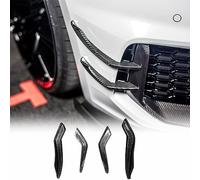 JiAQen Aileron de Pare-Chocs Avant pour Audi RS5 2-Door 4-Door 2017-2020,Séparateur Canards Becquet Côté Modificat Aileron de Pare-Chocs Avant Accessoires