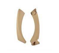 JiAQen Poignées de Porte Intérieure de Voiture Pour BMW 3 Series E90 E91 328 330 335,Poignée Intérieure Poignée de porte intérieure avant gauche droite avec couvercle,Beige(on the Right)