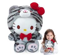 JIASHA Hello Kitty Peluche, 20CM Hello Kitty Juguete de Peluche, Hello Kitty Soft Peluche Poupée, Kawaii Peluche Sanrio, Anime Peluche, Plush Toys, Cadeau d'anniversaire pour Les Fille Et Enfant