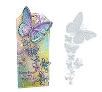 jiashemeng Matrices De Découpe, Papillon Découpes Au Pochoir pour Scrapbooking/Gaufrage/Décor D'album Photo/Bricolage, Découpes pour La Fabrication De Cartes Papillon-C