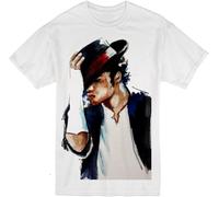jiashunbi Michael Music Fan Lover Retro Vintage 80S Thriller Bad Jackson Shirt Black Men