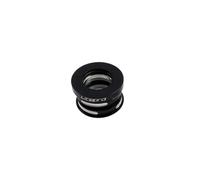 JIASHUNHE Directions VéLo Casque de vélo 44mm BMX 1 1/8, boîte Direction Pliante, Ensemble têtes Cyclisme, roulement en Alliage d'aluminium, Colonne(LP Black)