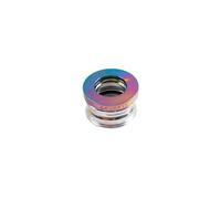 JIASHUNHE Directions VéLo Casque de vélo 44mm BMX 1 1/8, boîte Direction Pliante, Ensemble têtes Cyclisme, roulement en Alliage d'aluminium, Colonne(LP Colorful)