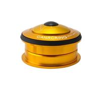 JIASHUNHE Directions VéLo Casque de vélo VTT intégré 1 1/8, Colonne Direction 44MM, roulements à Pression, coupelles Fourche, Accessoires Cyclisme(Gold)