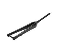 JIASHUNHE Fourche VTT 700C, Fourche Avant De Route Entièrement en Carbone Brillant/Mat, Câble Interne Caché(Gloss Tapered)