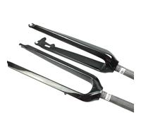 JIASHUNHE Fourche VTT Fourche Avant de vélo Montagne 26/29 Pouces en Fibre Carbone for Frein à Disque, Fourche Dure Mate, pièces VTT(Matt 26er)