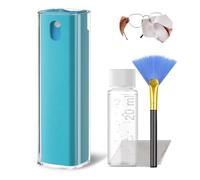 JiaTeums Jiateums Electronics Spray nettoyant pour écran d'ordinateur portable, tablette, TV, Tesla OLED et lunettes de soleil avec recharge, brosse et outil de nettoyage, bleu