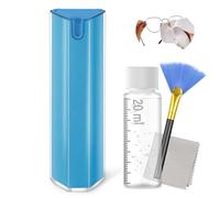 JiaTeums Spray nettoyant pour écran de téléphone, ordinateur portable, écran tactile pour moniteur, tablette, TV, Tesla OLED et lunettes de soleil - avec recharge de 20 ml, brosse et outil de