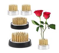 Jiavlyx 4 Pièces Ikebana Kenzan, 23/23/34/46mm Décoration De Fleur Fixe Outil, Fleur Grenouille, Support Rond en Forme De Grenouille, pour Jardins, Florale, Salons, Salons, Thé Bureaux