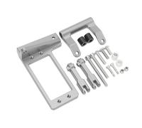 Jiawu 1/10 Tile Hydraulique en Aluminium Haute Résistance avec Kit de Monture Servo pour la Voiture RC Off Road Adventure Grey