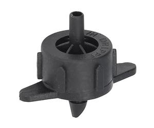 Jiawu 100 Pcs Goutte à Goutte émetteur 4 Mm Compensation de Pression Uniforme Coulant Goutteurs d'irrigation PP, Labyrinthe Long Canal Arrosage Goutteur pour Grand Terrain, 2 L/h 4 L/h 8 / Options