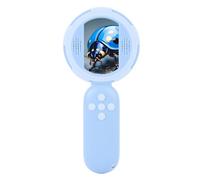 Jiawu 2 -inch IPS Microscope Microscope Compact Toy en Verre à Main de la Science Intelligente, Incorporée dans Les Lumières LED pour L'observation de Jour ou de Nuit, Idéal pour Les Aventuriers