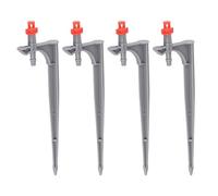 Jiawu 20 Pièces Goutteur D'Irrigation Réglable, Émetteurs à Insertion | Buse de brumisation ABS, tête d\'arrosage goutte à goutte avec Tube 1/4 pour le jardinage, économie d\'eau 33-55L/H