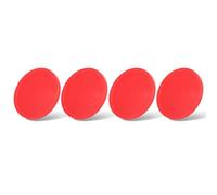 Jiawu 4 Pack Rouges Palets de Hockey sur Air pour Jeu de Table, 3 Tailles